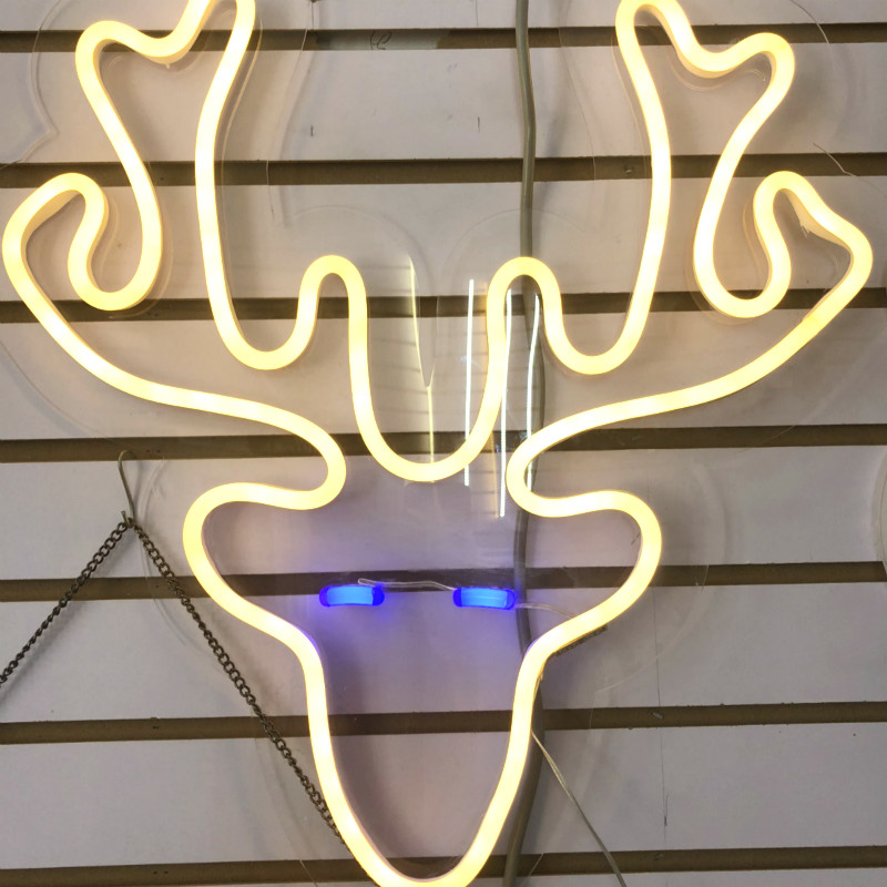 High pressure 110V220v low pressure 12V neon lights Christmas gifts decorative elk Christmas tree bicycle High pressure 110V220v low pressure 12V neon lights Christmas gifts decorative elk Christmas tree bicycle