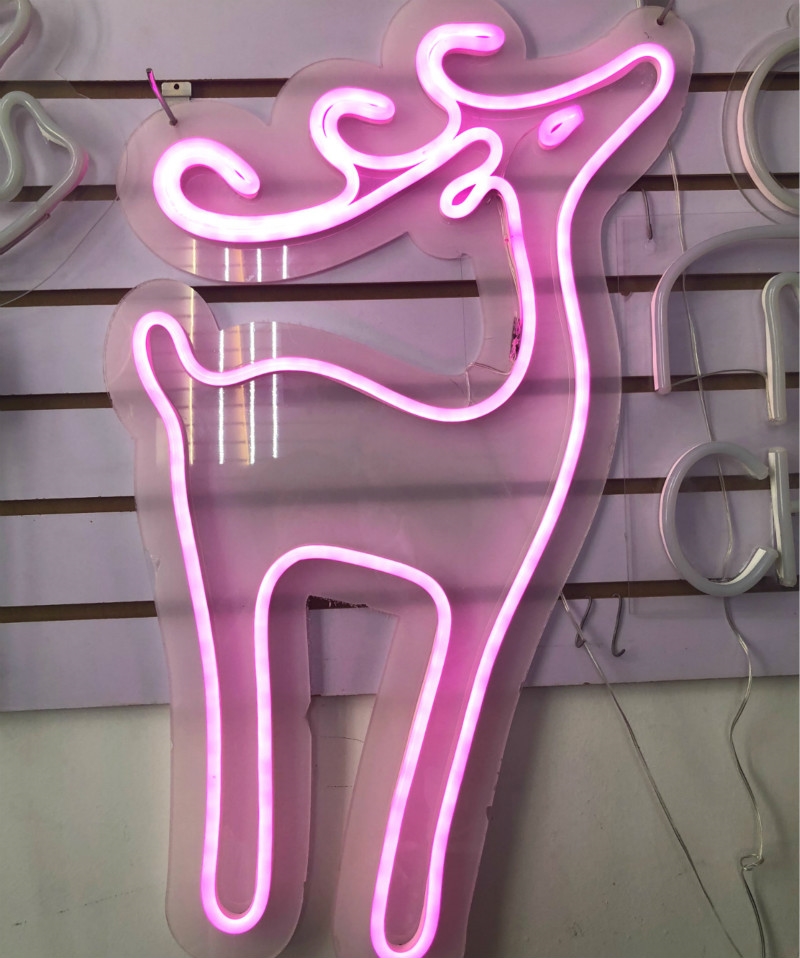 High pressure 110V220v low pressure 12V neon lights Christmas gifts decorative elk Christmas tree bicycle High pressure 110V220v low pressure 12V neon lights Christmas gifts decorative elk Christmas tree bicycle