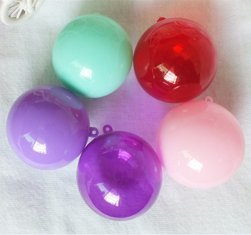 Hollow Ball Two Halves Can Be Opened and Closed Wedding Candy Christmas Mall Decoration Hanging Ball Eternal Flower Ball