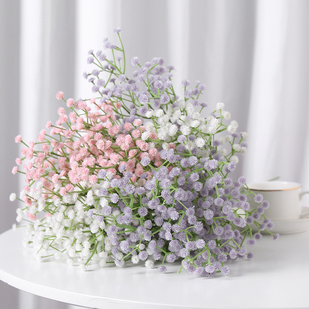 Artificial Flower Starry Sky Preserved Fresh Flower Pu Starry Sky Hand Bouquet Dried Flower Wedding Celebration Decoration Home Decoration Wholesale