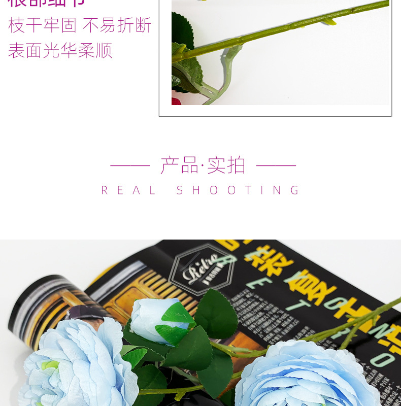 Offer Emulational Flower and Grass Wedding Hall Decoration Wedding Bouquet Home Flower Arrangement Hotel Foreign Peony