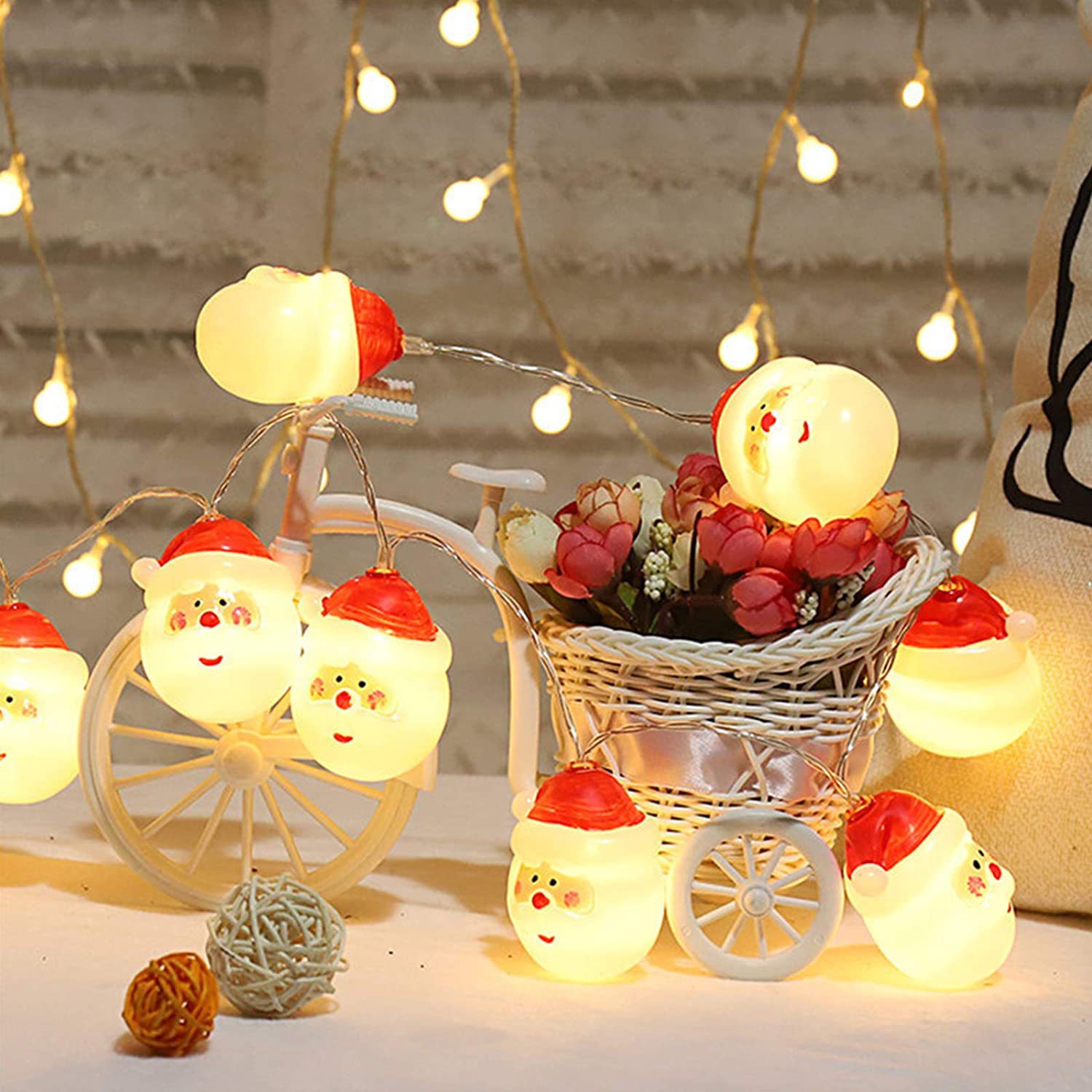 Led Santa Claus Lighting Chain Christma tring Battery Light USB Remote Control Type Holiday Lighting Christmas ball Led Santa Claus Lighting Chain Christma tring Battery Light USB Remote Control Type Holiday Lighting Christmas ball