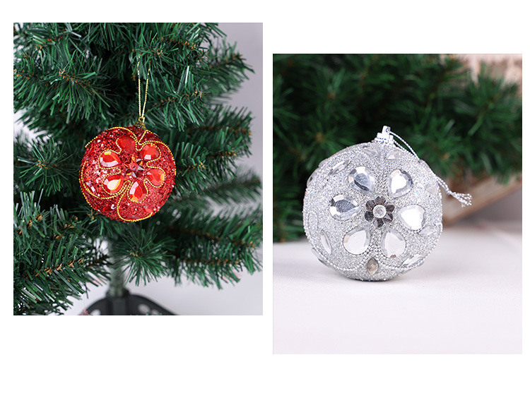 Colorful Ball Shopping Mall View Arrangement Decoration Multi Bucket Accessories Christmas Decorations Christmas ball