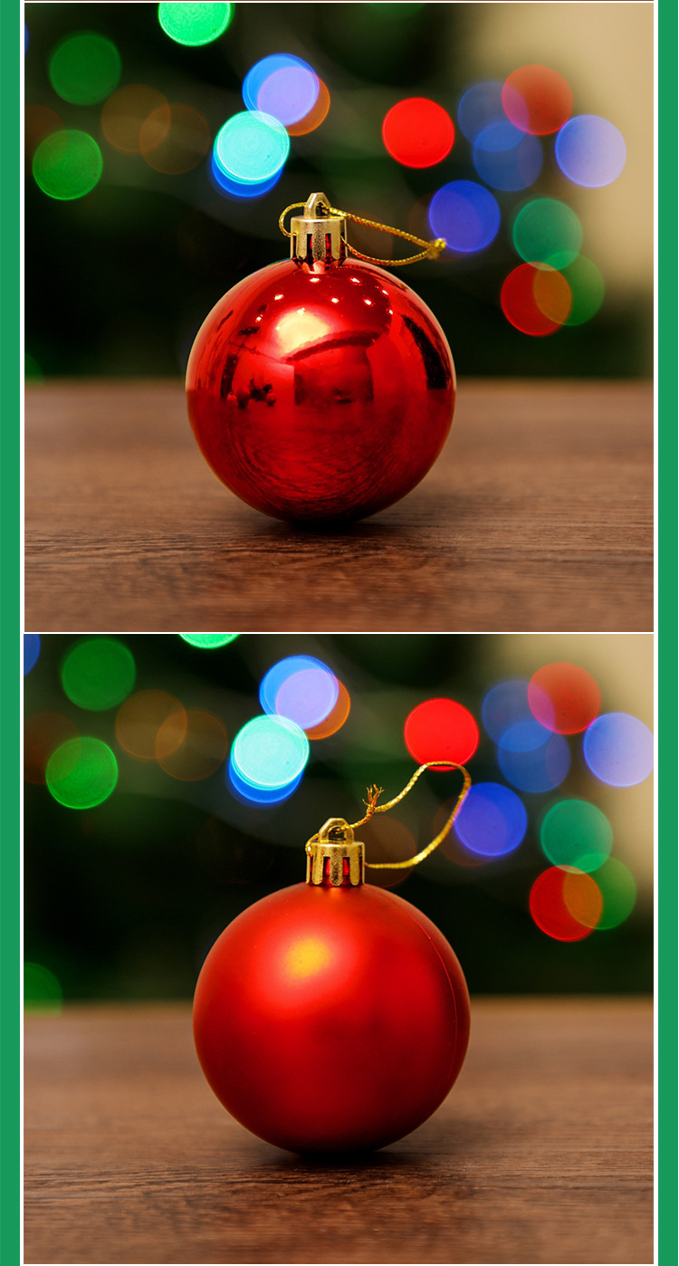 Colorful Ball Shopping Mall View Arrangement Decoration Multi Bucket Accessories Christmas Decorations Christmas ball