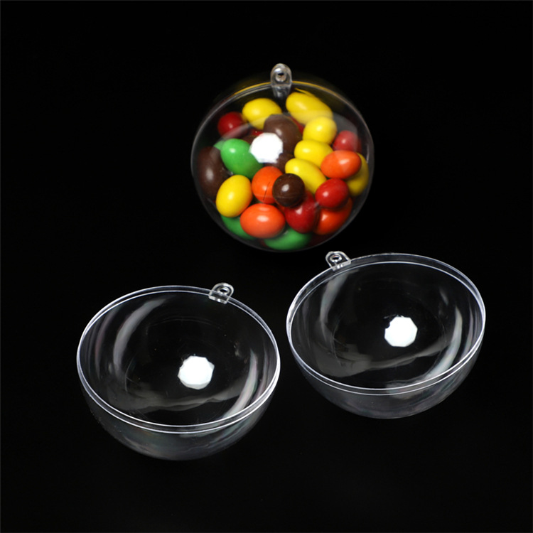  3-25cm Creative Festival Decoration Supplies Ball Plastic PS Christmas Ball Acrylic Wedding Candies Box Ball