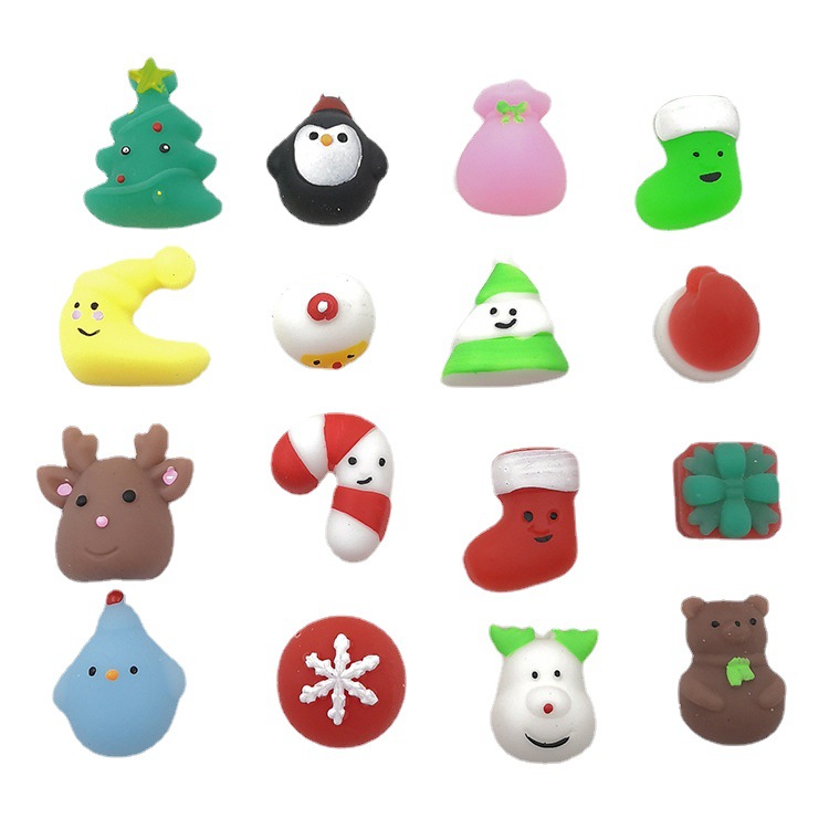 Christmas Ball Decompression Toy Cute Animal Decompression Squeezing Toy Student Small Gift Cute Pet Vent Ball
