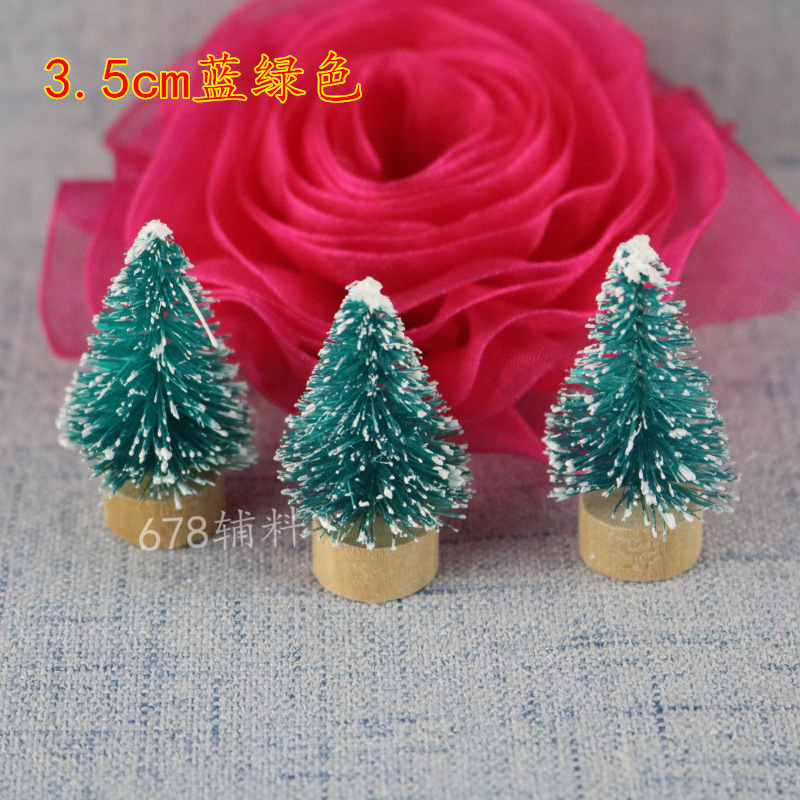 Bagged Mini Christmas Tree Sisal Silk Snow Tasong Decoration Small Christmas Tree Gold Silver Blue, Green and Bagged Mini Christmas Tree Sisal Silk Snow Tasong Decoration Small Christmas Tree Gold Silver Blue, Green and