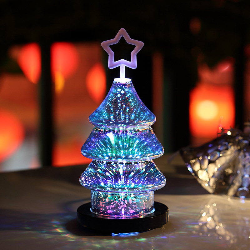 New 3D creative Christmas tree lamp mini glass lamp instagram Christmas tree line lamp gift gifts New 3D creative Christmas tree lamp mini glass lamp instagram Christmas tree line lamp gift gifts