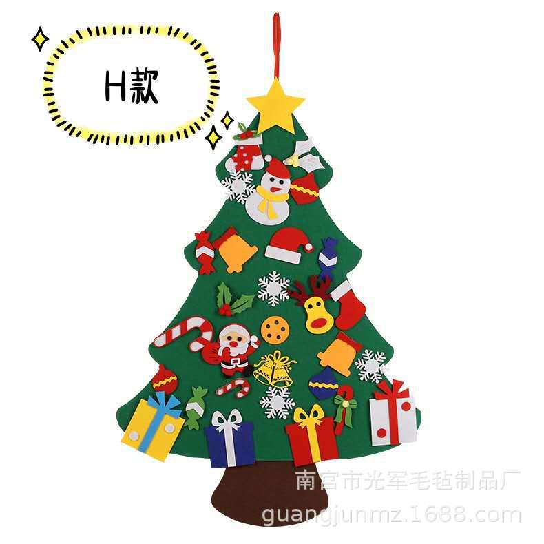 2020 New Custom Cartoon Christmas Tree Felt Christmas Tree Christmas Gift Felt Christmas Tree DIY 2020 New Custom Cartoon Christmas Tree Felt Christmas Tree Christmas Gift Felt Christmas Tree DIY