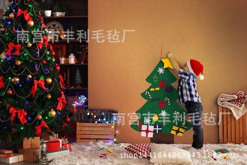 Christmas Tree Pendant Christmas Calendar Handmade Puzzle DIY Children's Christmas NonWoven Christmas Tree Decoration