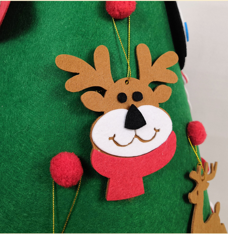 Felt Christmas Tree New Handmade DIY Christmas Tree Custom Christmas Decoration Threedimensional Felt Christmas Tree Felt Christmas Tree New Handmade DIY Christmas Tree Custom Christmas Decoration Threedimensional Felt Christmas Tree