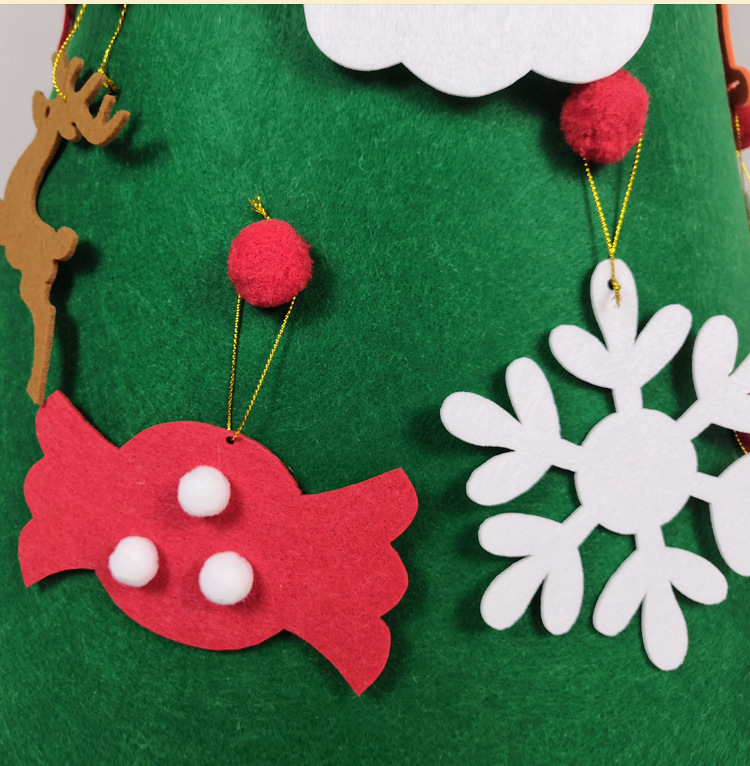 Felt Christmas Tree New Handmade DIY Christmas Tree Custom Christmas Decoration Threedimensional Felt Christmas Tree Felt Christmas Tree New Handmade DIY Christmas Tree Custom Christmas Decoration Threedimensional Felt Christmas Tree