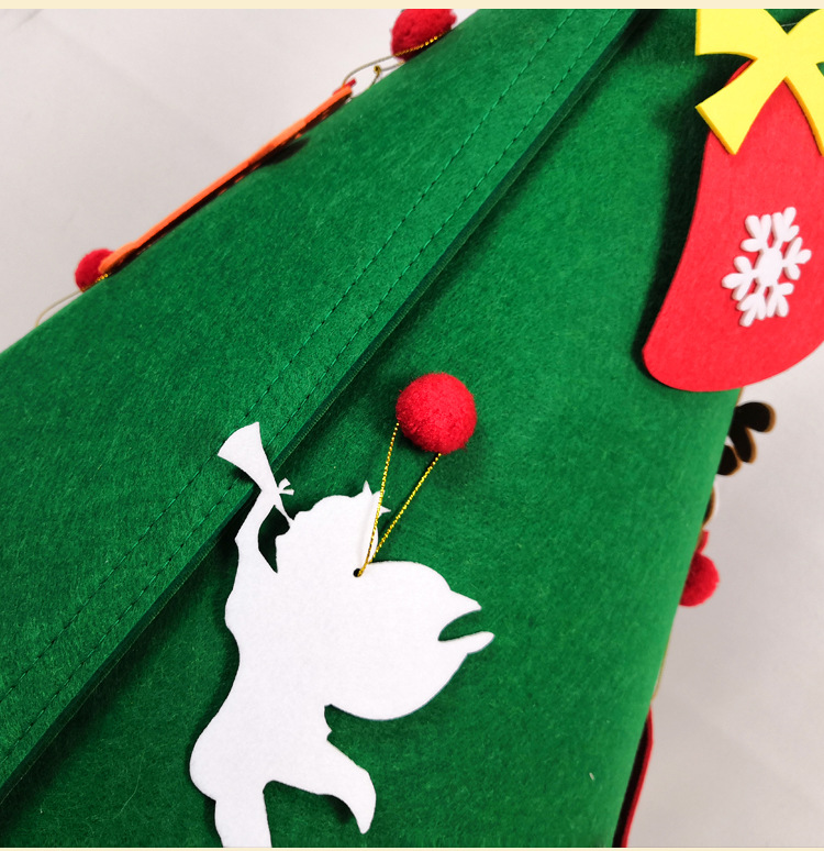 Felt Christmas Tree New Handmade DIY Christmas Tree Custom Christmas Decoration Threedimensional Felt Christmas Tree Felt Christmas Tree New Handmade DIY Christmas Tree Custom Christmas Decoration Threedimensional Felt Christmas Tree