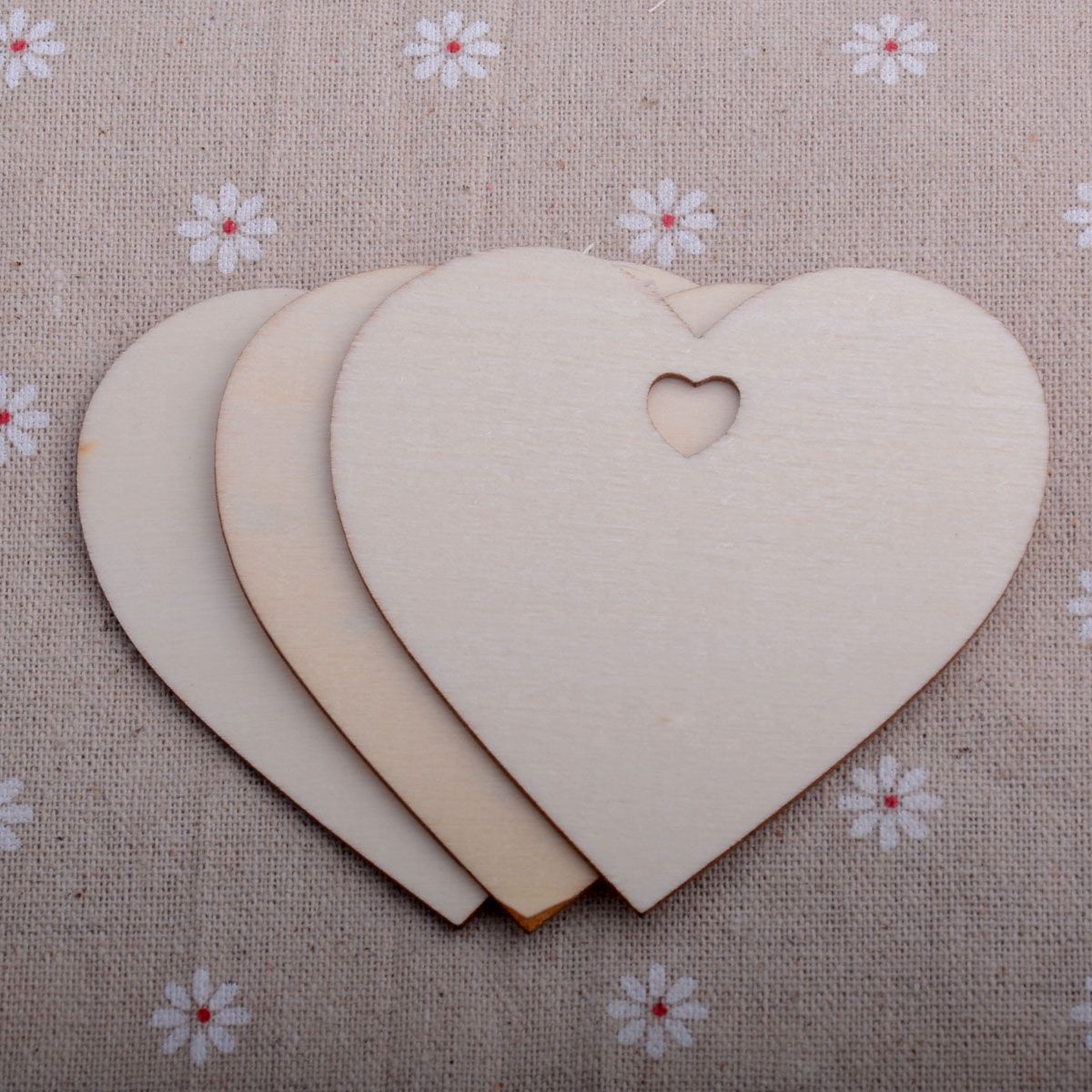 10pc/Pack Foreign Trade Hot Sale Wooden Craftwork Christmas Tree Snowflake Snowman Wood Piece Home Decorations Small Pendant