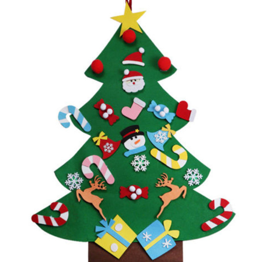 Special Felt Christmas Tree Children&#039;s Handmade Puzzle DIY Felt Cloth Christmas Tree Christmas Decoration Pendant