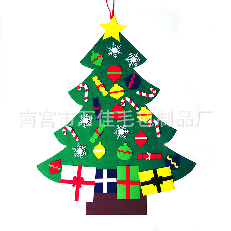 Special Felt Christmas Tree Children's Handmade Puzzle DIY Felt Cloth Christmas Tree Christmas Decoration Pendant Special Felt Christmas Tree Children's Handmade Puzzle DIY Felt Cloth Christmas Tree Christmas Decoration Pendant