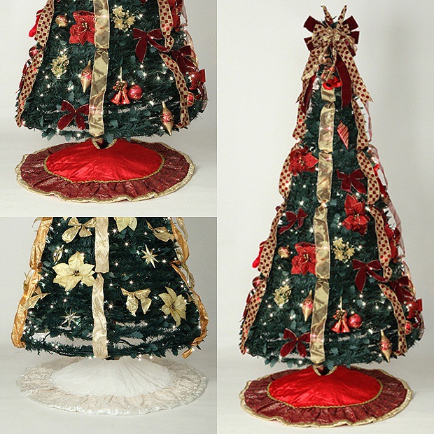 RQAa207 green border single non-woven Christmas tree dress 80cm old man with tree decals tree skirt tree apron RQAa207 green border single non-woven Christmas tree dress 80cm old man with tree decals tree skirt tree apron