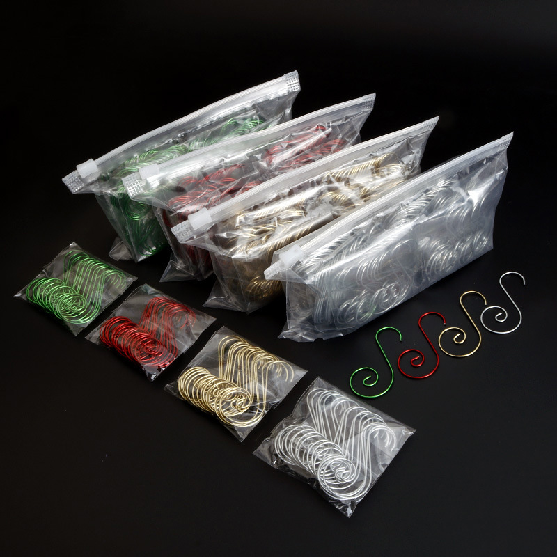 Factory Spot Christmas Supplies Accessories Christmas Hook Christmas Tree Decoration Hook Hardware Pendant S-Hook Factory Spot Christmas Supplies Accessories Christmas Hook Christmas Tree Decoration Hook Hardware Pendant S-Hook