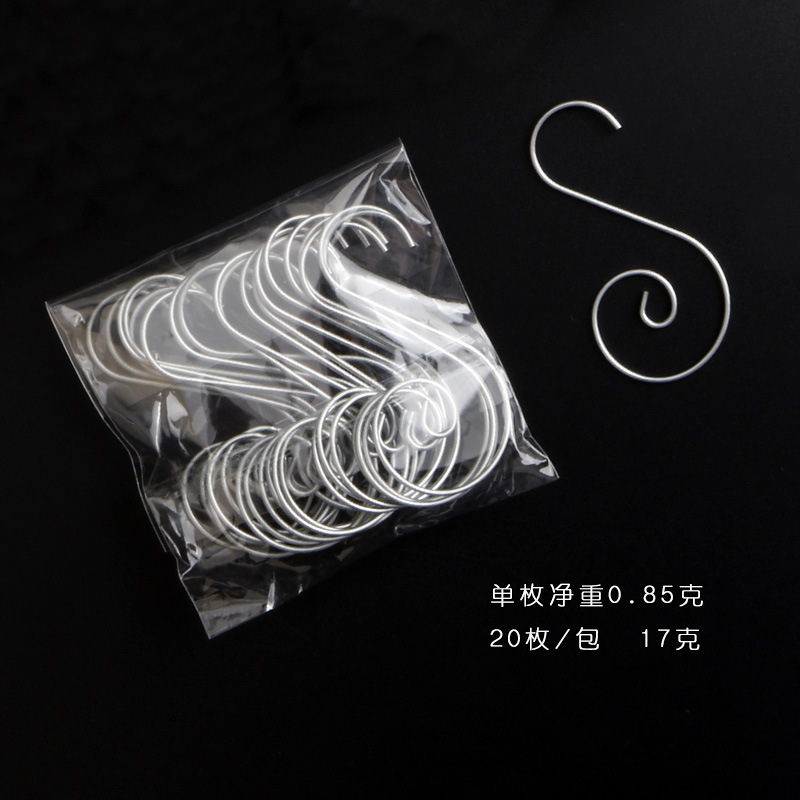 Factory Spot Christmas Supplies Accessories Christmas Hook Christmas Tree Decoration Hook Hardware Pendant S-Hook Factory Spot Christmas Supplies Accessories Christmas Hook Christmas Tree Decoration Hook Hardware Pendant S-Hook