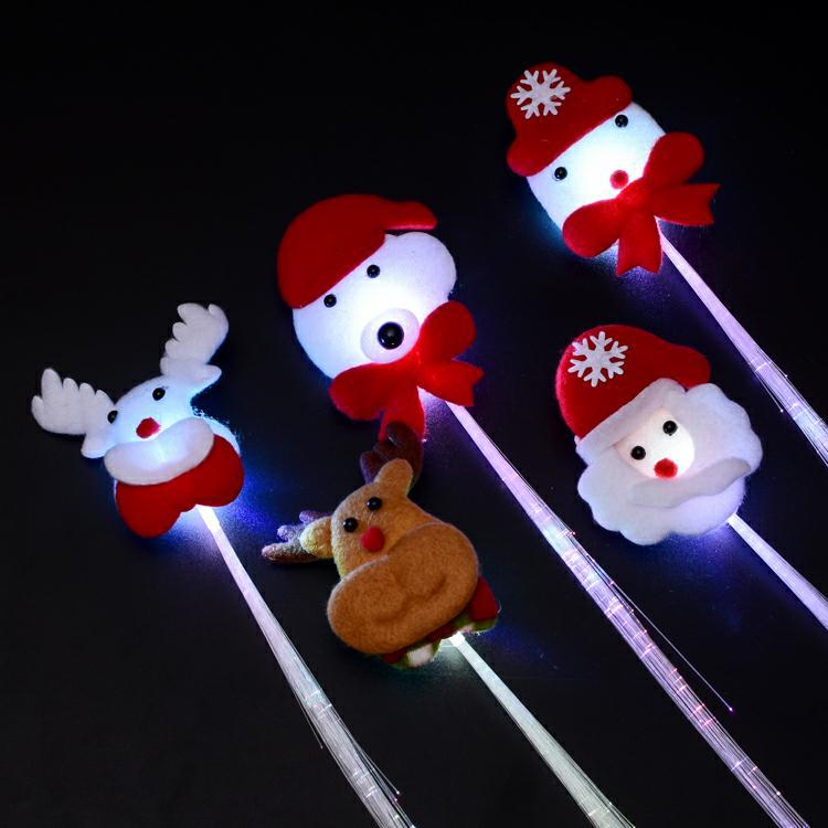 Christmas Decorations Adults and Children Dress up Christmas Luminous Head Buckle Luminous Headband Antlers Headband Christmas Hat