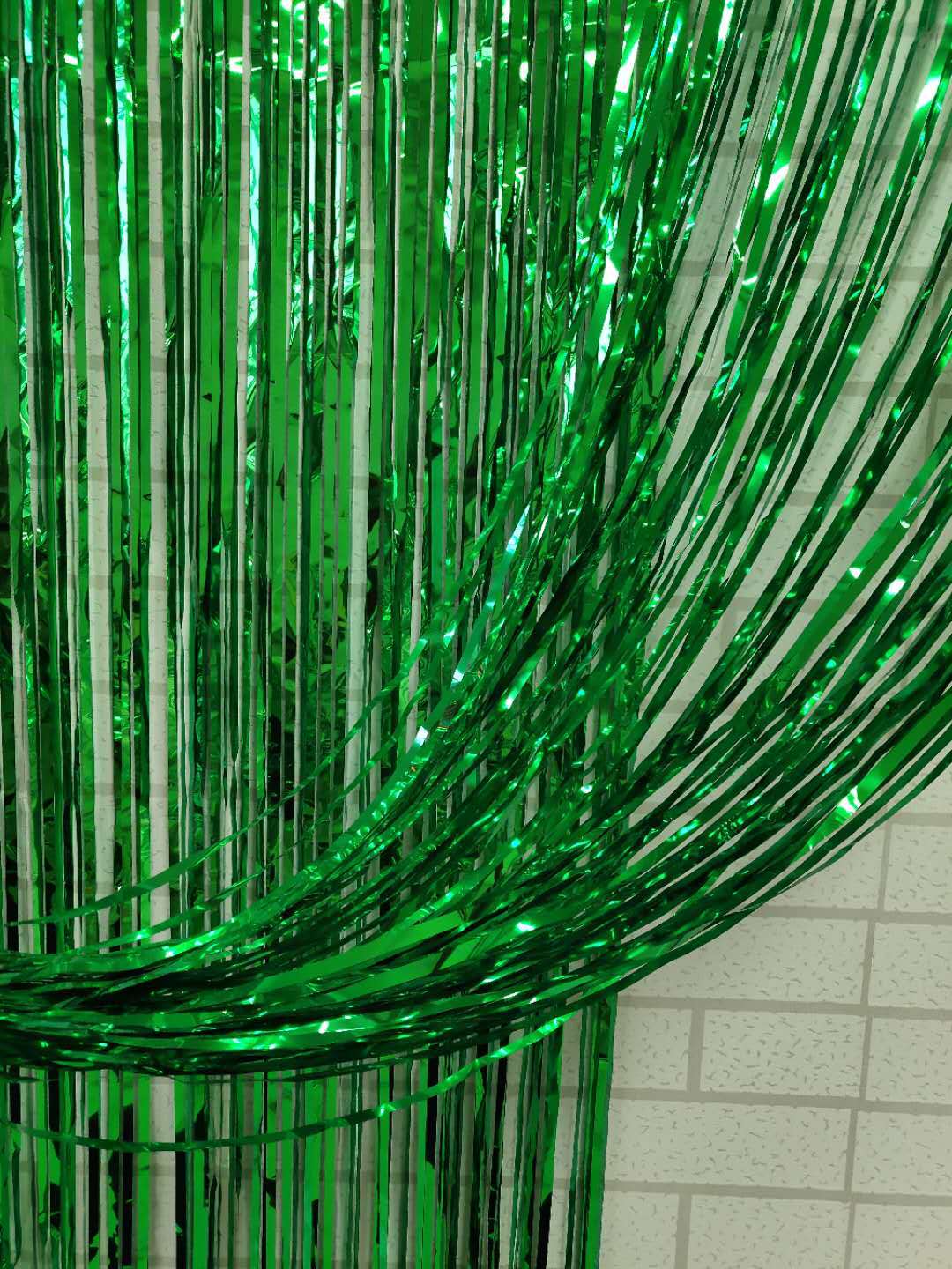 Tinsel Curtain Halloween Wedding Birthday Party Layout Supplies Wedding Room Background Decoration Curtain of Rain 1 M * 2 M