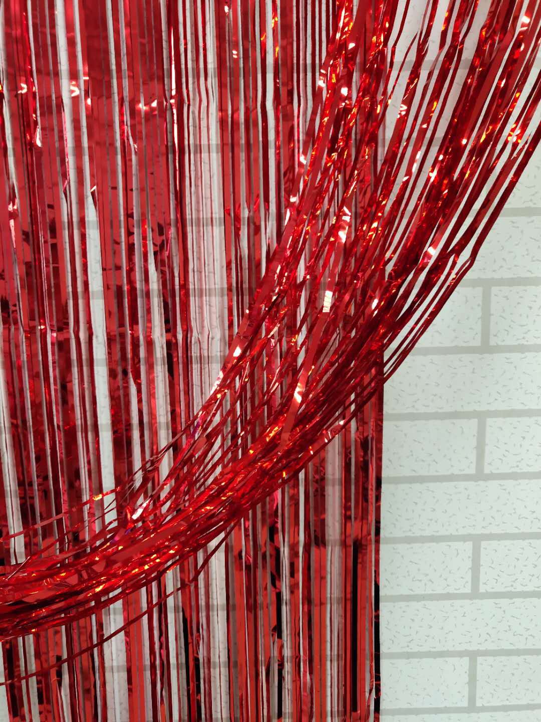 Tinsel Curtain Halloween Wedding Birthday Party Layout Supplies Wedding Room Background Decoration Curtain of Rain 1 M * 2 M