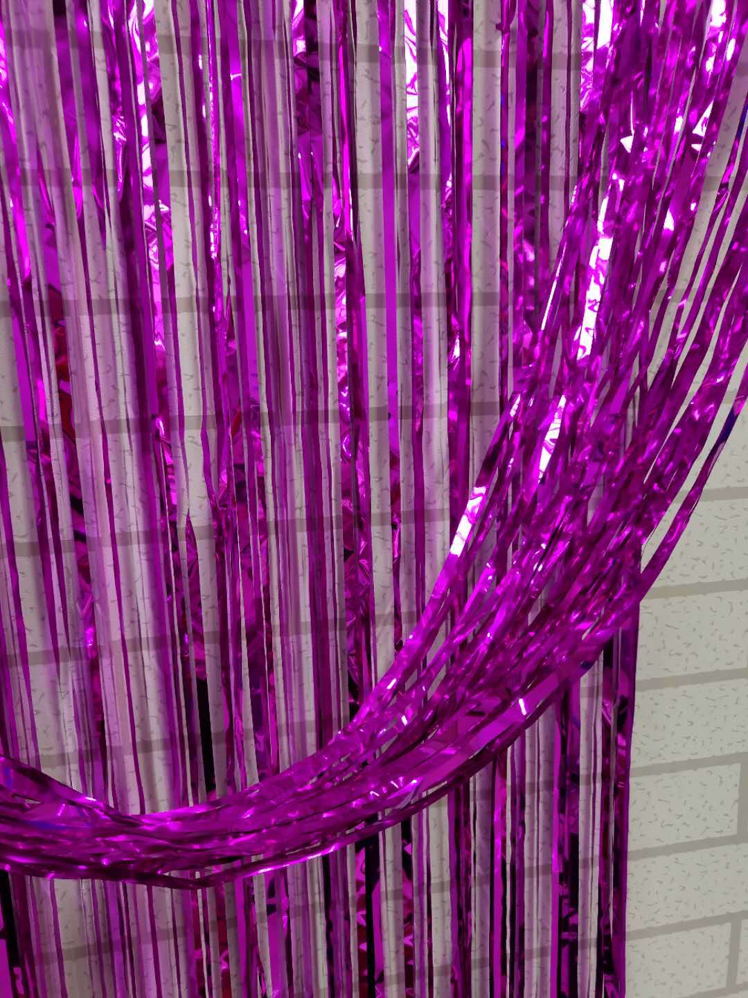 Tinsel Curtain Halloween Wedding Birthday Party Layout Supplies Wedding Room Background Decoration Curtain of Rain 1 M * 2 M