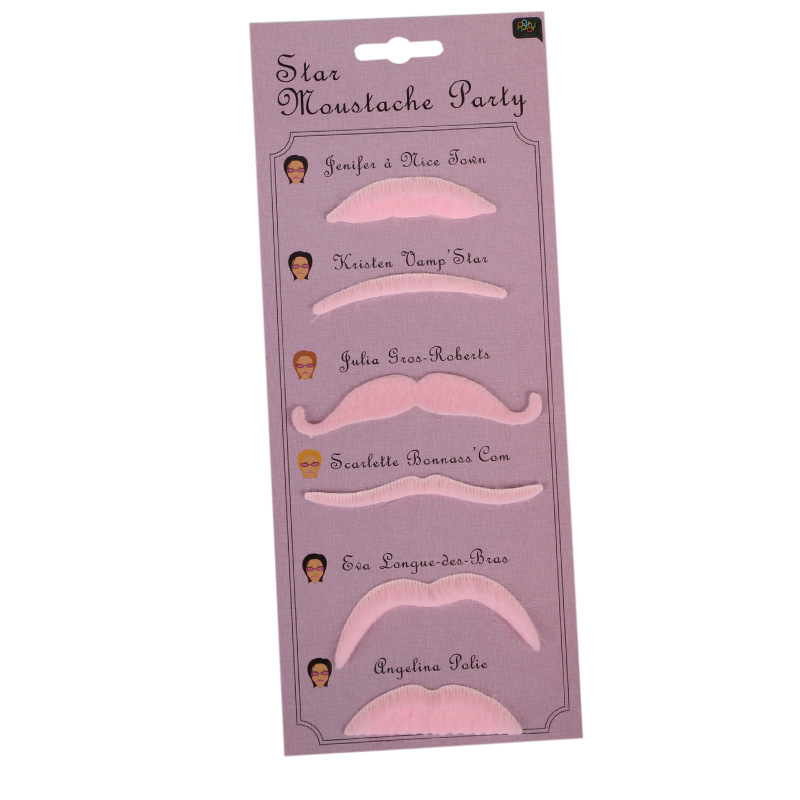 Factory Direct Sales Hot Sale Eight-Character Beard Masquerade Decoration Supplies Funny Halloween Party Supplies