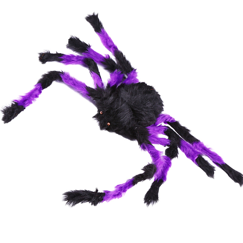 Halloween Props Horror Ghost Toy Party Bar Haunted House Decoration Props Supplies Large Plush Spider