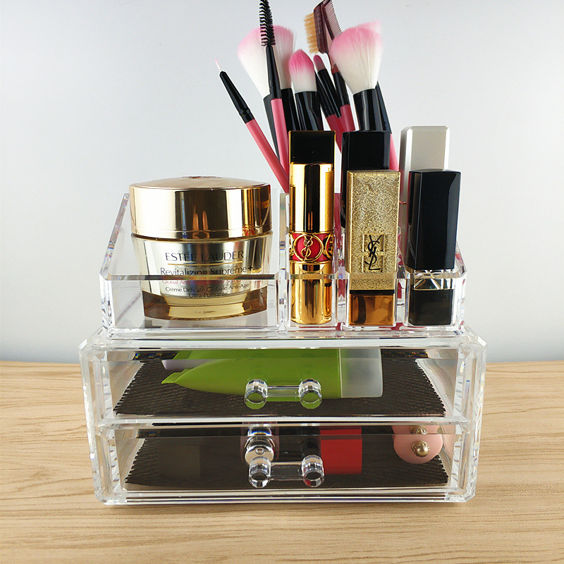 Cosmetics Storage Box Drawer-Type Transparent Acrylic Trumpet Simplicity Desktop Multi-Layer Drawer Makeup Box Cross-Border Cosmetics Storage Box Drawer-Type Transparent Acrylic Trumpet Simplicity Desktop Multi-Layer Drawer Makeup Box Cross-Border