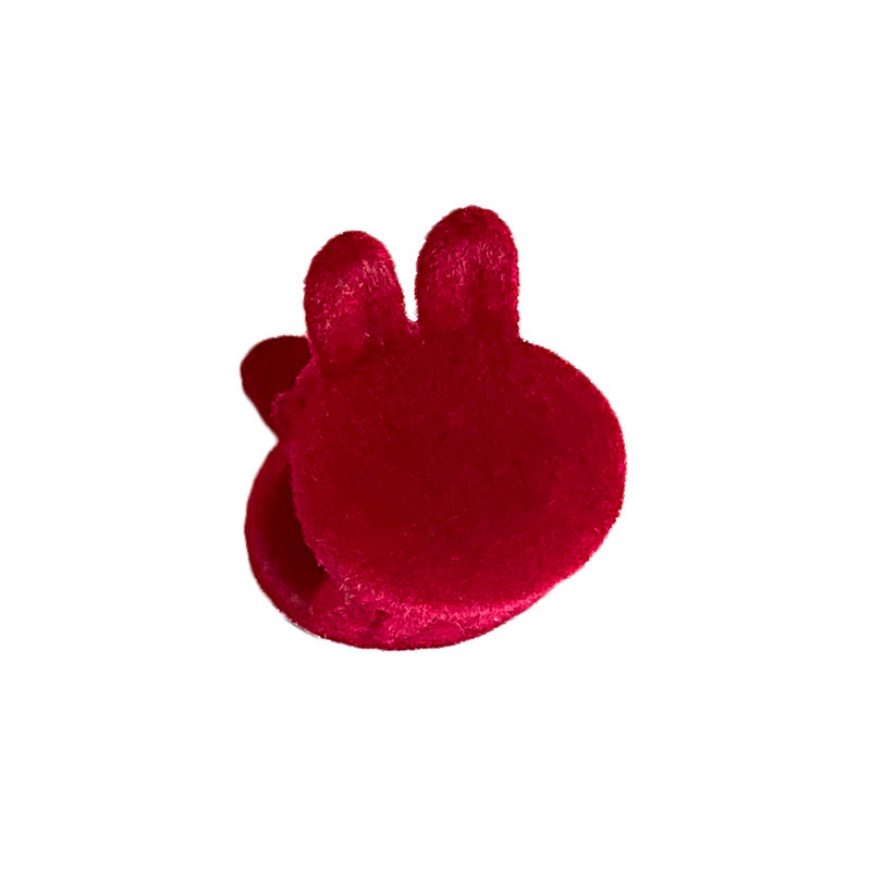 Korean New Flocking Mini Claw Clip Trumpet Bangs Side Clip Hair Clip for Broken Hair Temperament Hair Clips Hair Accessories