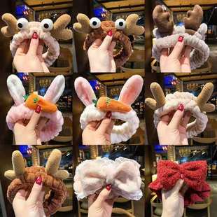 Korean New Flocking Mini Claw Clip Trumpet Bangs Side Clip Hair Clip for Broken Hair Temperament Hair Clips Hair Accessories