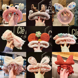 Korean New Flocking Mini Claw Clip Trumpet Bangs Side Clip Hair Clip for Broken Hair Temperament Hair Clips Hair Accessories