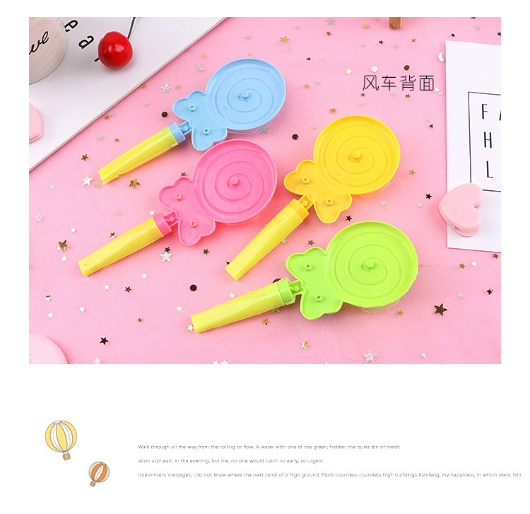 Lollipop Whistle Windmill Children's Toy Kindergarten Gift Small Toy Candy Color Whistle Nostalgic Small Gift Lollipop Whistle Windmill Children's Toy Kindergarten Gift Small Toy Candy Color Whistle Nostalgic Small Gift