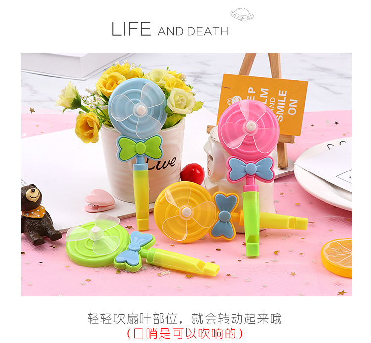 Lollipop Whistle Windmill Children's Toy Kindergarten Gift Small Toy Candy Color Whistle Nostalgic Small Gift Lollipop Whistle Windmill Children's Toy Kindergarten Gift Small Toy Candy Color Whistle Nostalgic Small Gift
