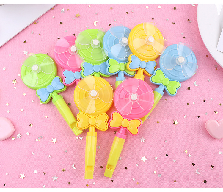 Lollipop Whistle Windmill Children's Toy Kindergarten Gift Small Toy Candy Color Whistle Nostalgic Small Gift Lollipop Whistle Windmill Children's Toy Kindergarten Gift Small Toy Candy Color Whistle Nostalgic Small Gift