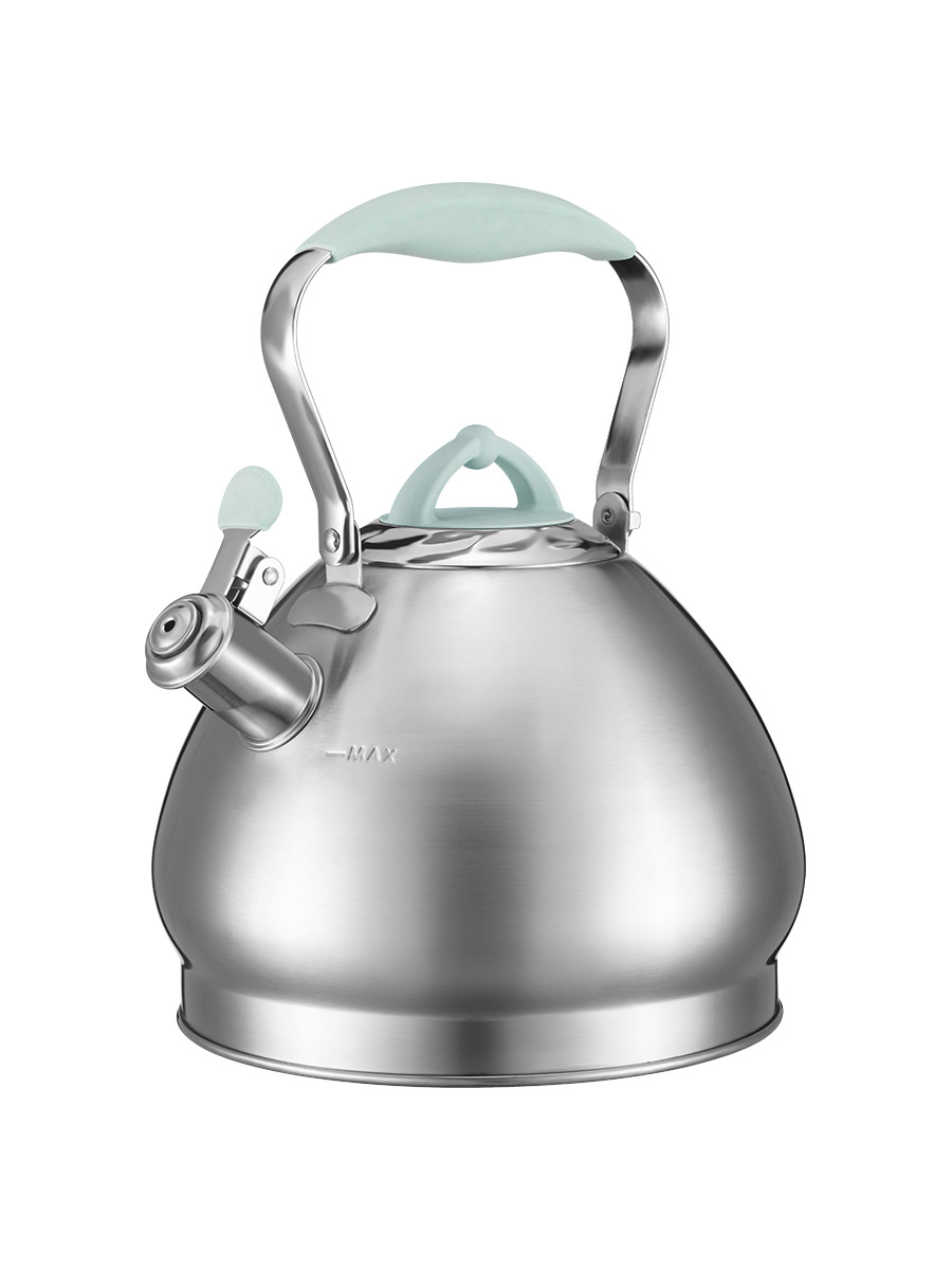 Household 304 Stainless Steel Whistle Gas Induction Cooker Kettle Thermal Insulation Gift Commercial Sound Thickening Kettle