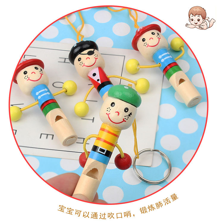 Cute Cartoon Pirate Whistle Wooden Children's Whistle Cartoon Whistle Music Toys Children's Toys Cute Cartoon Pirate Whistle Wooden Children's Whistle Cartoon Whistle Music Toys Children's Toys
