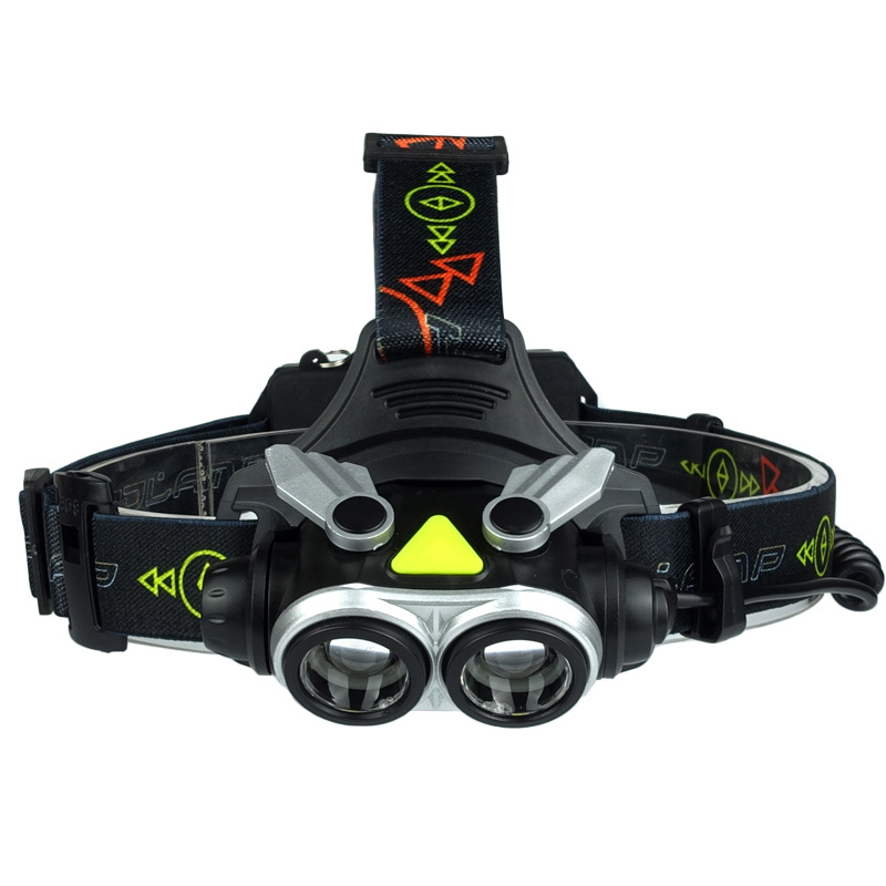 New Arrival 2 T6 Strong Light Wings Telescopic Zoom USB Charging Sunrei Rescue Whistle Outdoor Wings Headlight