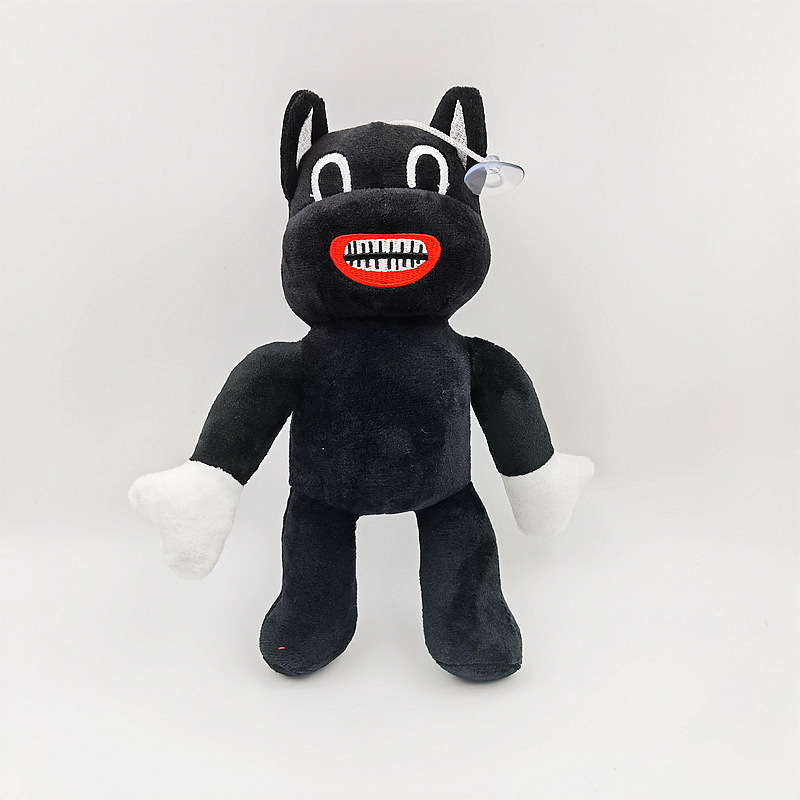Cross-Border New Siren Head Siren Head Plush Toy Black Cat Doll Steam Whistle People Christmas Gift Doll
