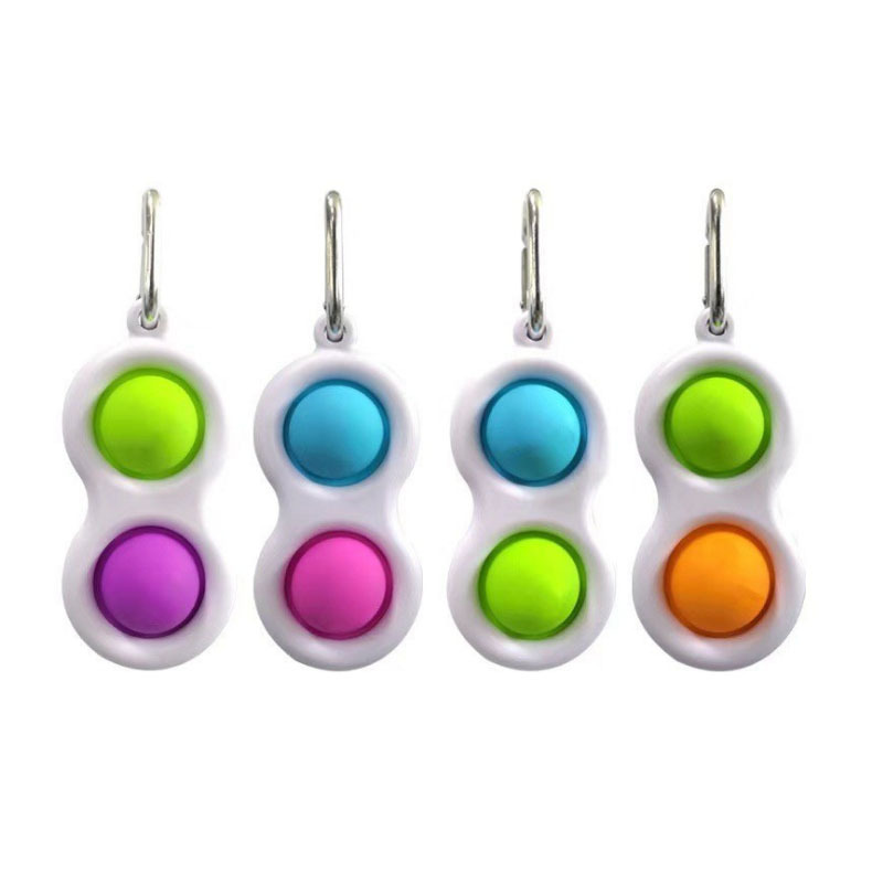 Finger Bubble Music Rat Killer Pioneer Keychain Pressure Reduction Toy Fidget Simple Dimple Toy