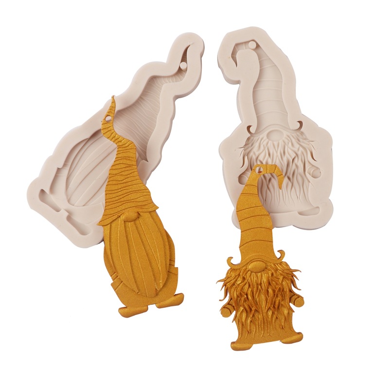 New Santa Claus Pendant Epoxy Mold Keychain Crafts Silicone Mold Plaster Aromatherapy Fondant Mold New Santa Claus Pendant Epoxy Mold Keychain Crafts Silicone Mold Plaster Aromatherapy Fondant Mold