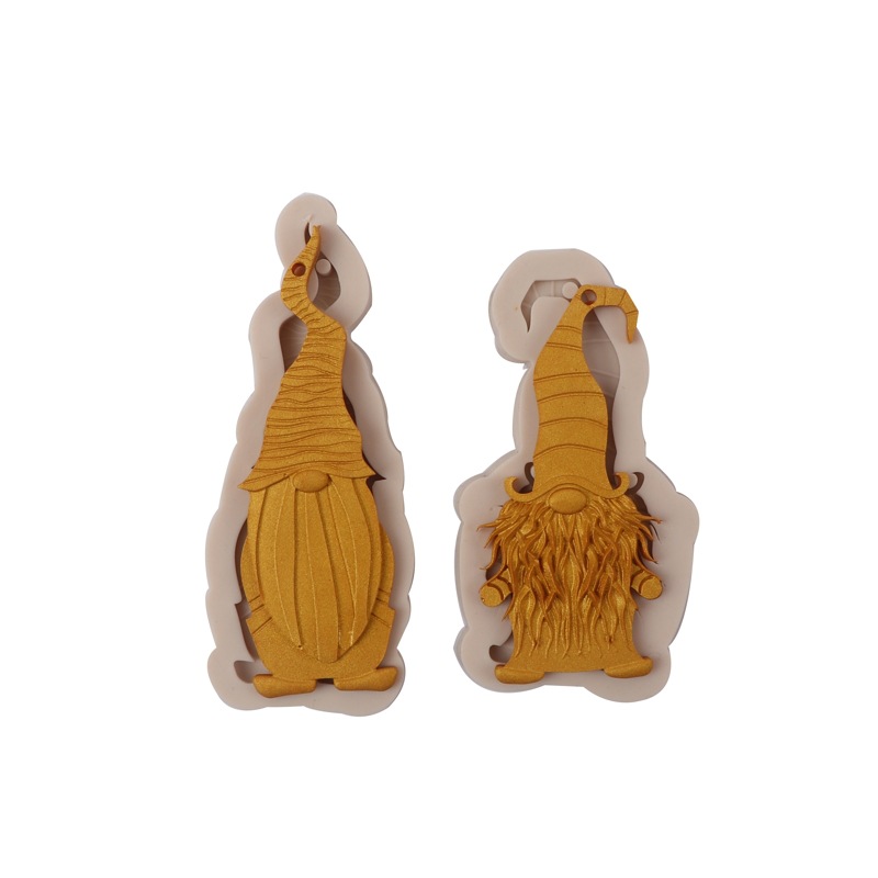 New Santa Claus Pendant Epoxy Mold Keychain Crafts Silicone Mold Plaster Aromatherapy Fondant Mold New Santa Claus Pendant Epoxy Mold Keychain Crafts Silicone Mold Plaster Aromatherapy Fondant Mold