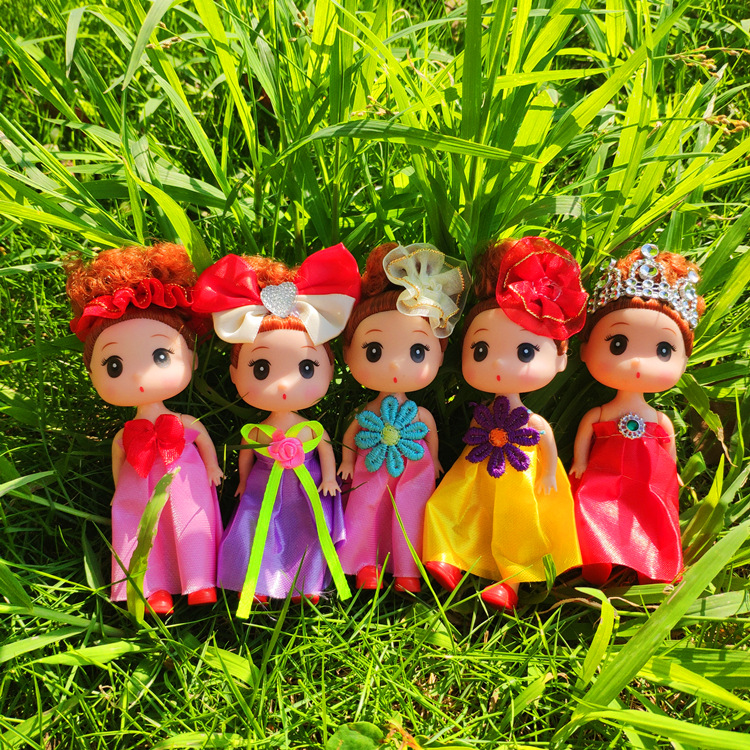 Diy Barbie Doll New Korean Style 12cm Ddung Decorative Pendant Girls' Children's Toy 1 Yuan Keychain Diy Barbie Doll New Korean Style 12cm Ddung Decorative Pendant Girls' Children's Toy 1 Yuan Keychain