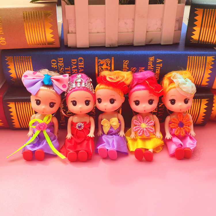 Diy Barbie Doll New Korean Style 12cm Ddung Decorative Pendant Girls' Children's Toy 1 Yuan Keychain Diy Barbie Doll New Korean Style 12cm Ddung Decorative Pendant Girls' Children's Toy 1 Yuan Keychain