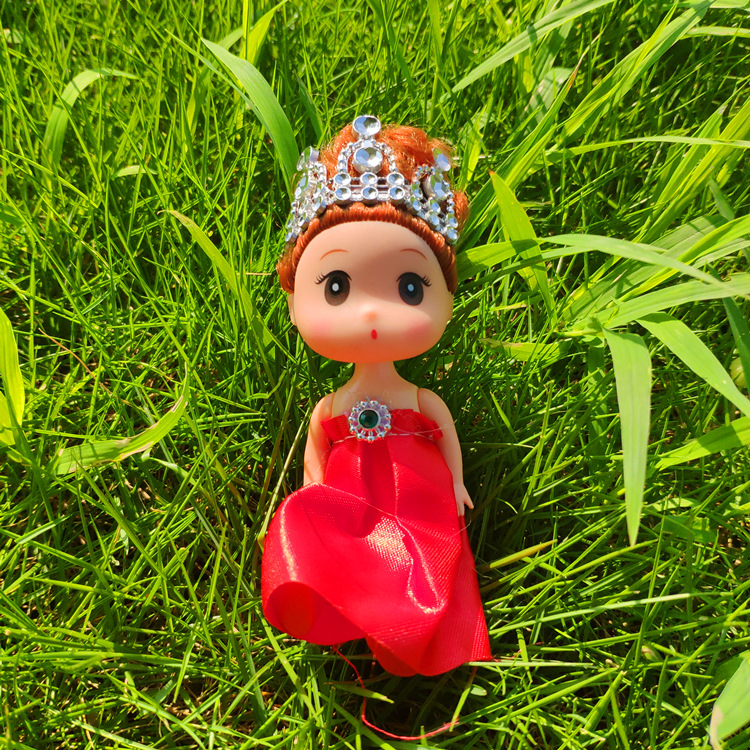 Diy Barbie Doll New Korean Style 12cm Ddung Decorative Pendant Girls' Children's Toy 1 Yuan Keychain Diy Barbie Doll New Korean Style 12cm Ddung Decorative Pendant Girls' Children's Toy 1 Yuan Keychain