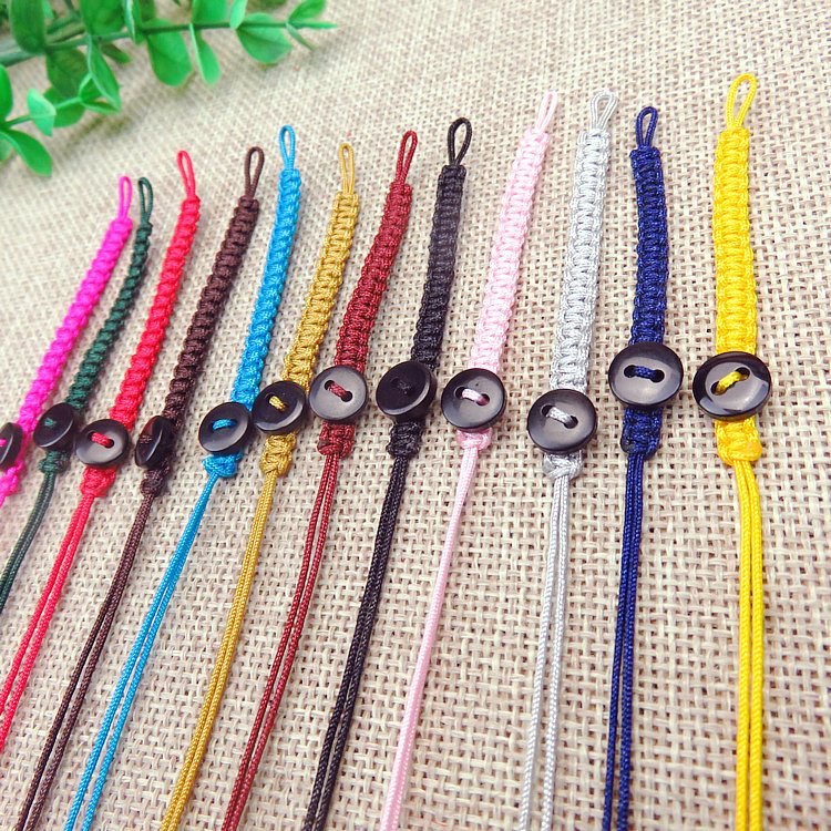 Hand-Woven Buckle Nylon No. 72 Jade Thread Keychain Rope Accessories Flat Knot Braid Rope Keychain Lanyard Fitting Hand-Woven Buckle Nylon No. 72 Jade Thread Keychain Rope Accessories Flat Knot Braid Rope Keychain Lanyard Fitting