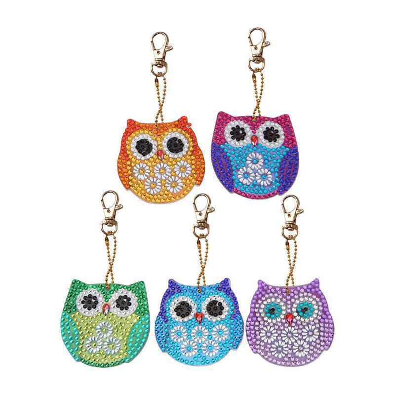 New Special-Shaped Diamond Rose Keychain DIY Bear Decorations Car Small Pendant Diamond Painting Four Sets New Special-Shaped Diamond Rose Keychain DIY Bear Decorations Car Small Pendant Diamond Painting Four Sets