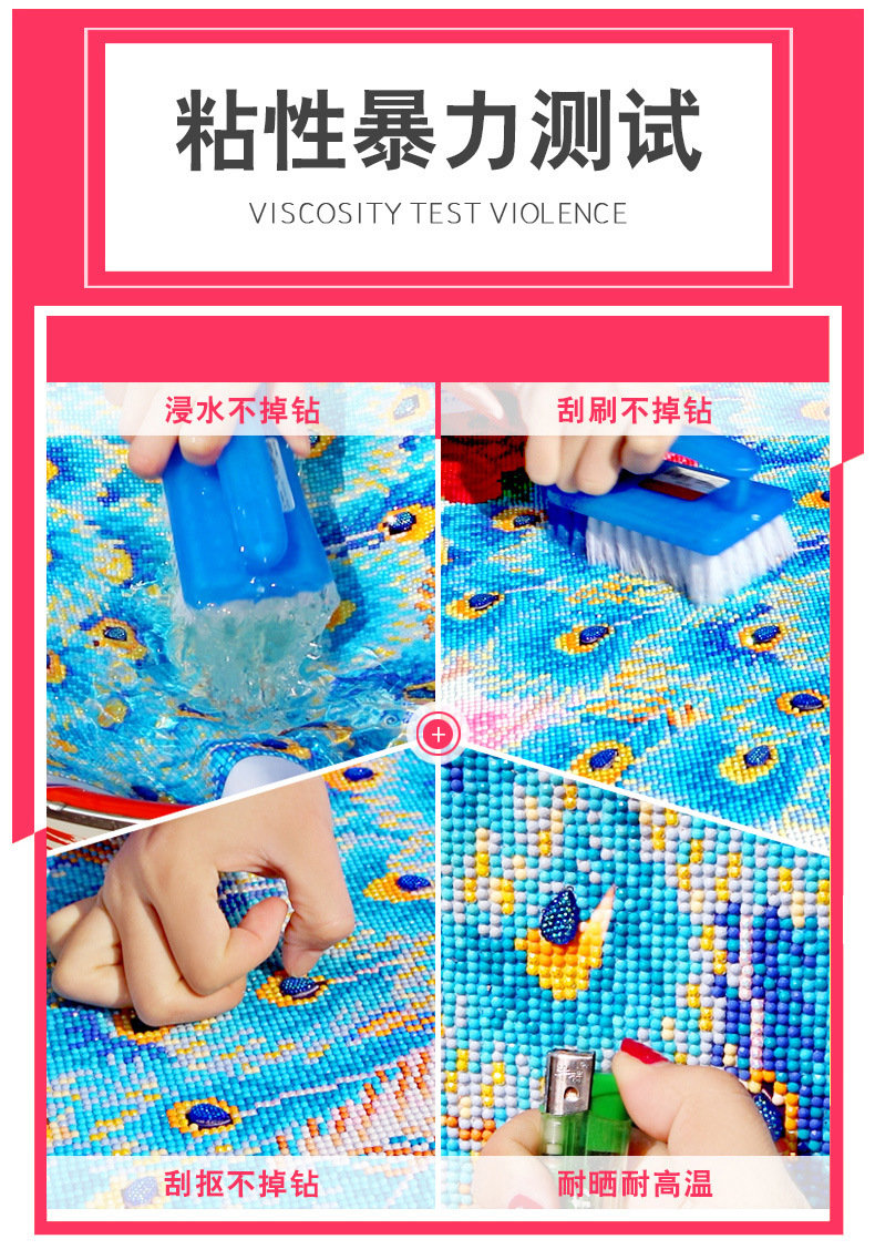 New Special-Shaped Diamond Rose Keychain DIY Bear Decorations Car Small Pendant Diamond Painting Four Sets New Special-Shaped Diamond Rose Keychain DIY Bear Decorations Car Small Pendant Diamond Painting Four Sets