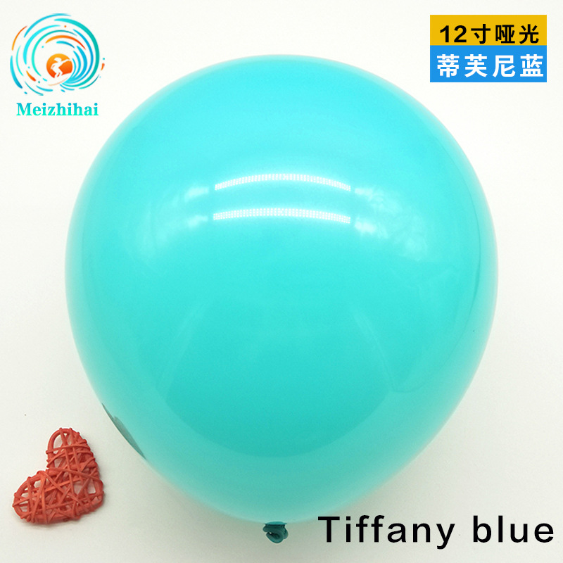 Balloon Wholesale 12-Inch Rubber Balloons Matte Matte 12-Inch Thickened 2.8 Grams